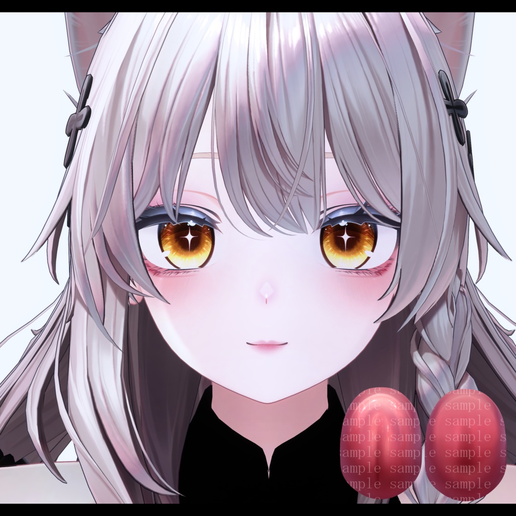 ⛓️GUILTYメイク⛓️Face Blendshape・Eye texture・Makeup等の豪華6点セット!~ギルティメイク~これ一つで誰でも罪な女になれる!しなのちゃん用