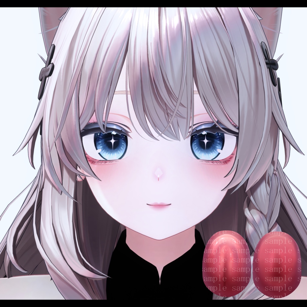 ⛓️GUILTYメイク⛓️Face Blendshape・Eye texture・Makeup等の豪華6点セット!~ギルティメイク~これ一つで誰でも罪な女になれる!しなのちゃん用