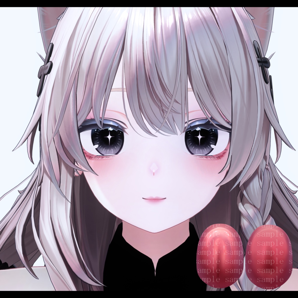 ⛓️GUILTYメイク⛓️Face Blendshape・Eye texture・Makeup等の豪華6点セット!~ギルティメイク~これ一つで誰でも罪な女になれる!しなのちゃん用