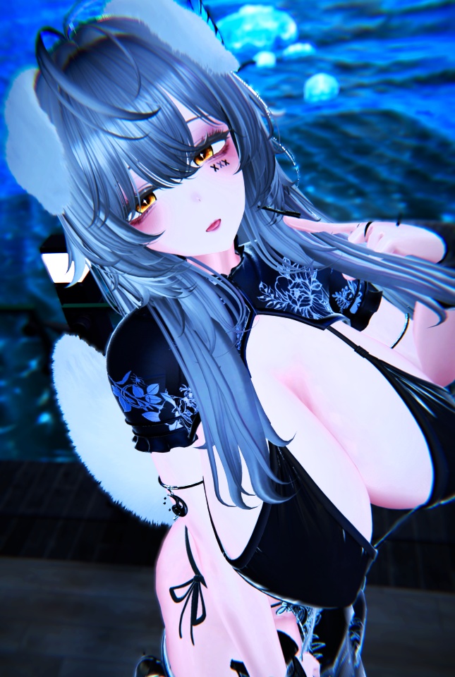 ⛓️GUILTYメイク⛓️Face Blendshape・Eye texture・Makeup等の豪華6点セット!~ギルティメイク~これ一つで誰でも罪な女になれる!しなのちゃん用