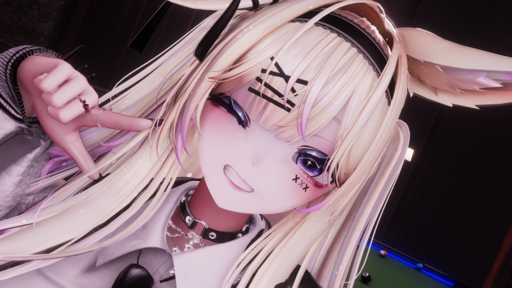 ⛓️GUILTYメイク⛓️Face Blendshape・Eye texture・Makeup等の豪華6点セット!~ギルティメイク~これ一つで誰でも罪な女になれる!しなのちゃん用
