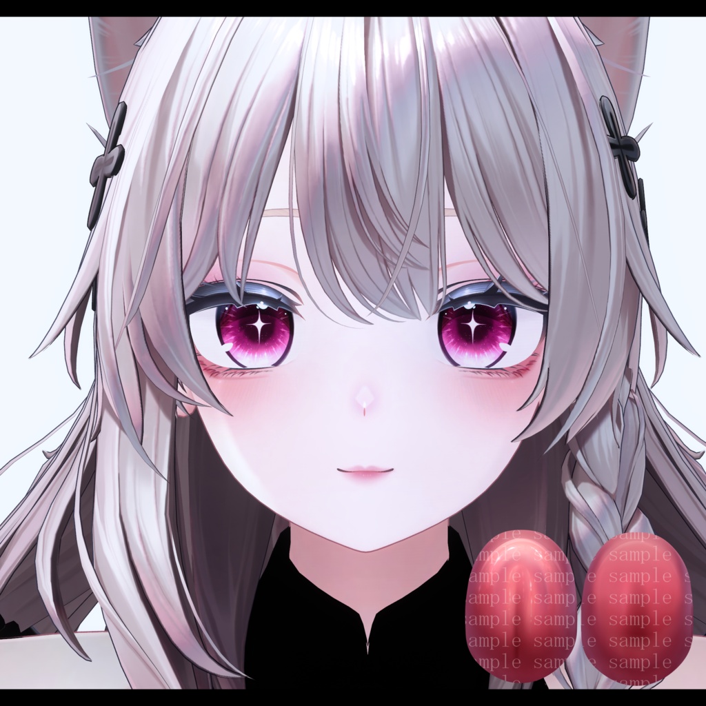 ⛓️GUILTYメイク⛓️Face Blendshape・Eye texture・Makeup等の豪華6点セット!~ギルティメイク~これ一つで誰でも罪な女になれる!しなのちゃん用