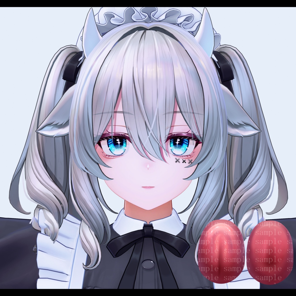 ⛓️GUILTYメイク⛓️Face Blendshape・Eye texture・Makeup等の豪華7点セット!~ギルティメイク~これ一つで誰でも罪な女になれる!ミルティナ用