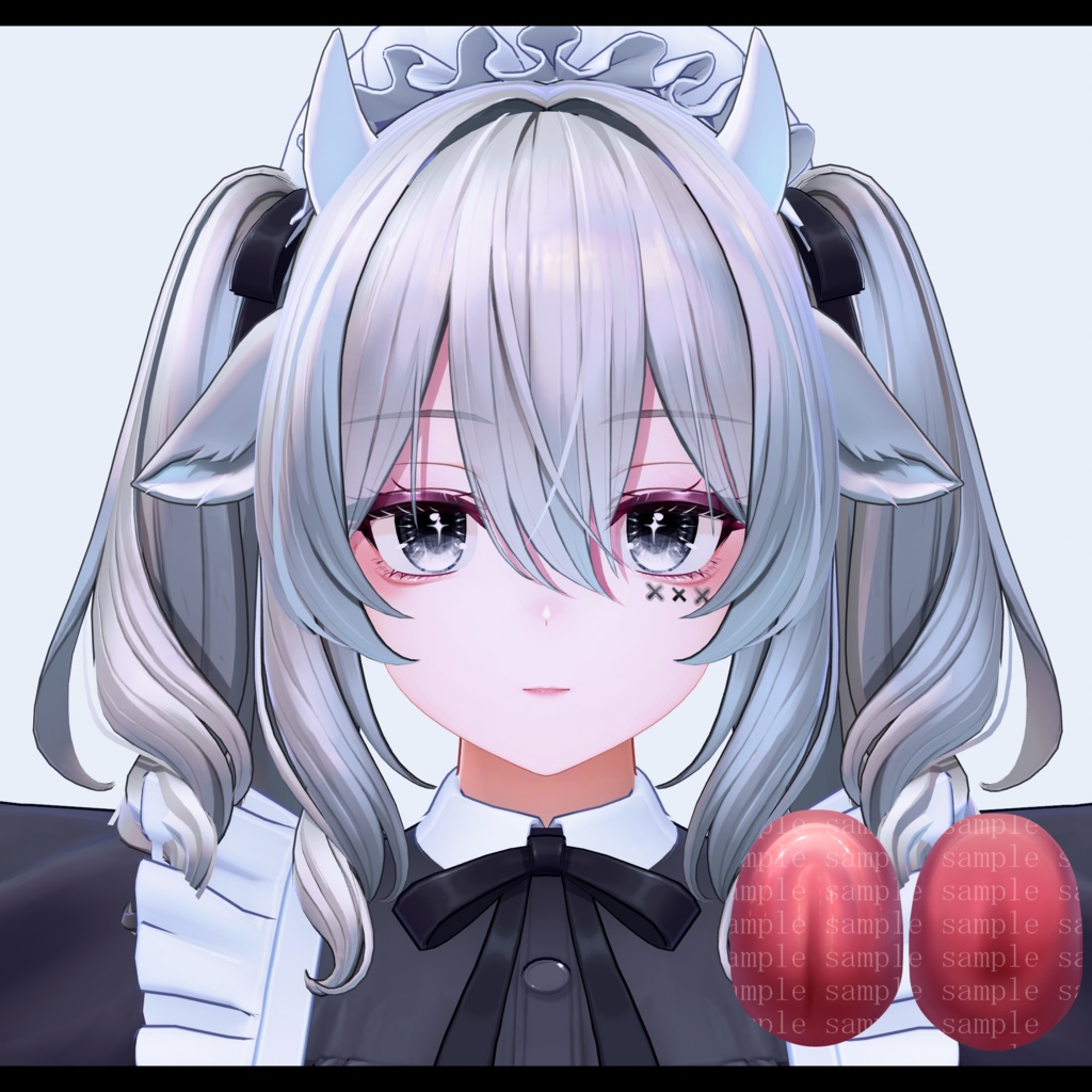 ⛓️GUILTYメイク⛓️Face Blendshape・Eye texture・Makeup等の豪華7点セット!~ギルティメイク~これ一つで誰でも罪な女になれる!ミルティナ用