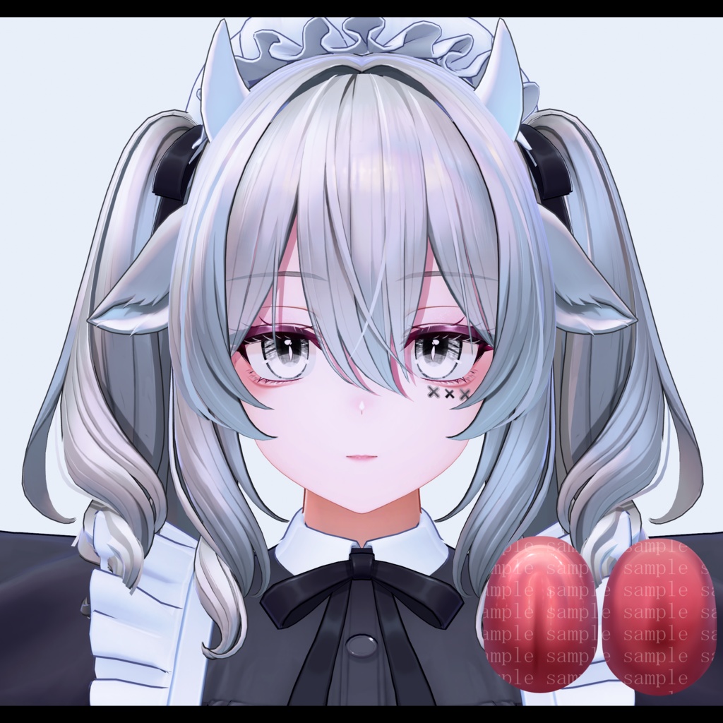 ⛓️GUILTYメイク⛓️Face Blendshape・Eye texture・Makeup等の豪華7点セット!~ギルティメイク~これ一つで誰でも罪な女になれる!ミルティナ用