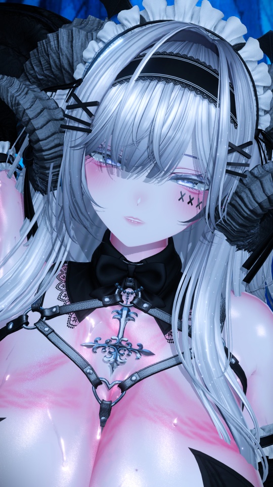 ⛓️GUILTYメイク⛓️Face Blendshape・Eye texture・Makeup等の豪華7点セット!~ギルティメイク~これ一つで誰でも罪な女になれる!ミルティナ用