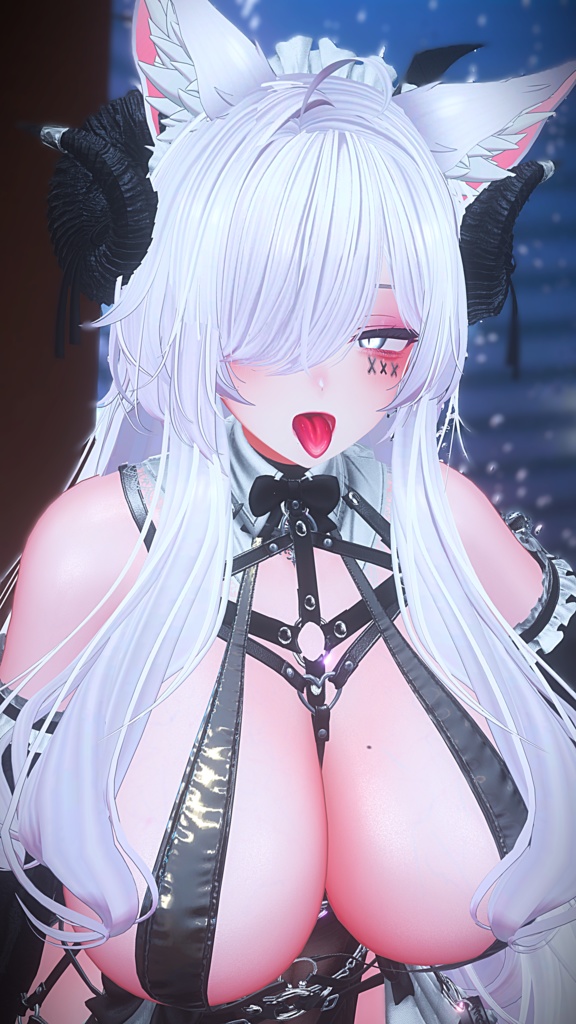 ⛓️GUILTYメイク⛓️Face Blendshape・Eye texture・Makeup等の豪華7点セット!~ギルティメイク~これ一つで誰でも罪な女になれる!ミルティナ用