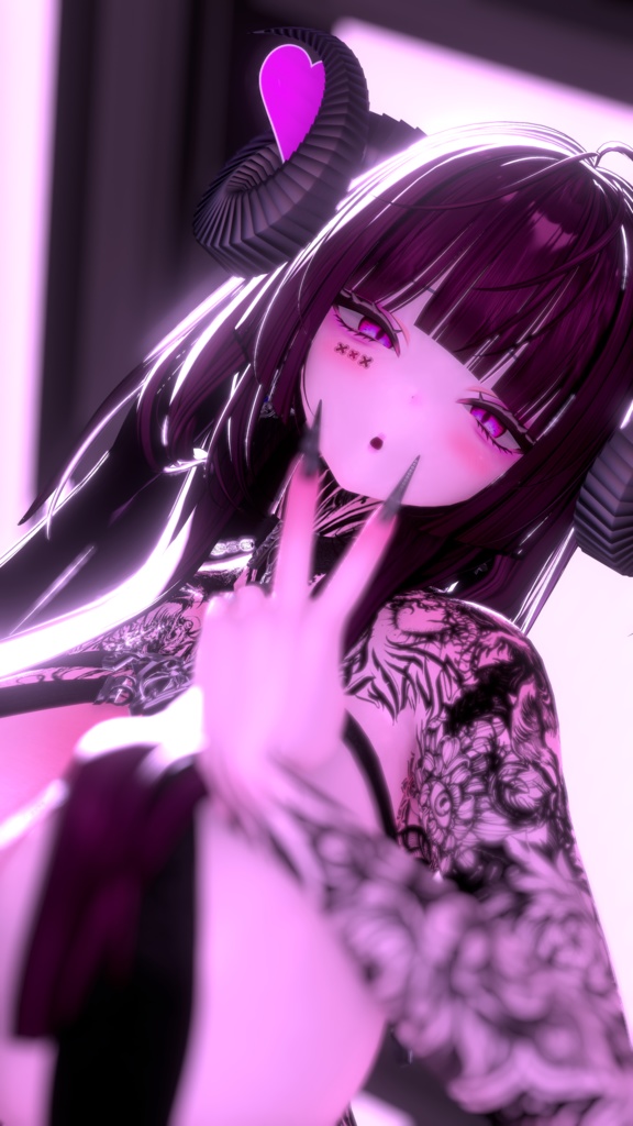 ⛓️GUILTYメイク⛓️Face Blendshape・Eye texture・Makeup等の豪華7点セット!~ギルティメイク~これ一つで誰でも罪な女になれる!ウルフェリア用