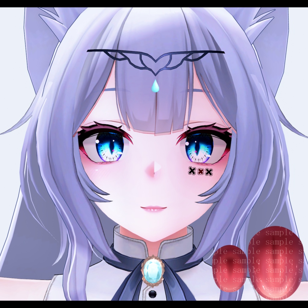 ⛓️GUILTYメイク⛓️Face Blendshape・Eye texture・Makeup等の豪華7点セット!~ギルティメイク~これ一つで誰でも罪な女になれる!ウルフェリア用