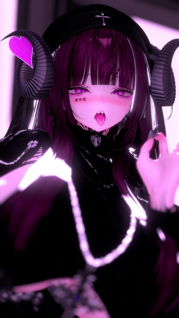 ⛓️GUILTYメイク⛓️Face Blendshape・Eye texture・Makeup等の豪華7点セット!~ギルティメイク~これ一つで誰でも罪な女になれる!ウルフェリア用