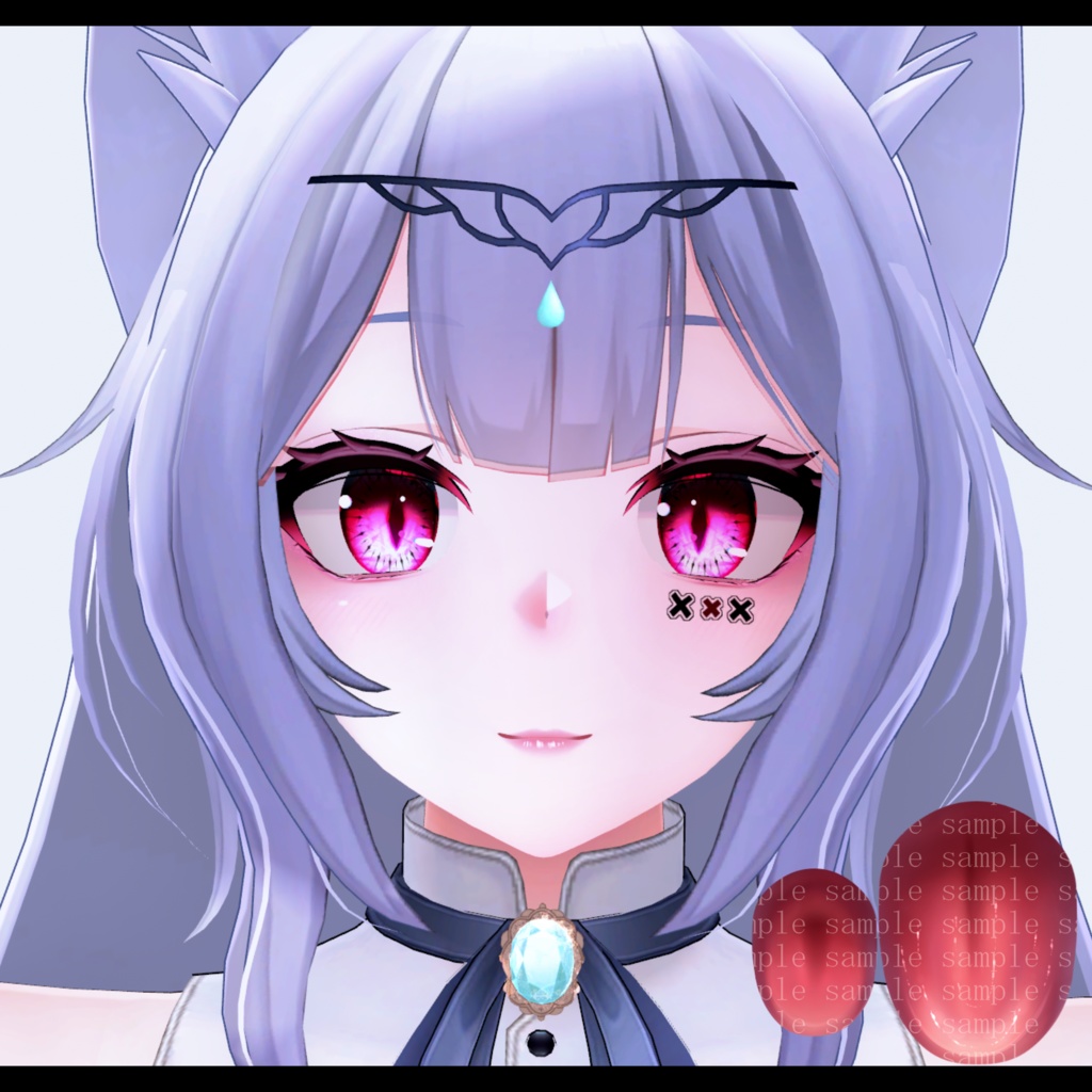 ⛓️GUILTYメイク⛓️Face Blendshape・Eye texture・Makeup等の豪華7点セット!~ギルティメイク~これ一つで誰でも罪な女になれる!ウルフェリア用