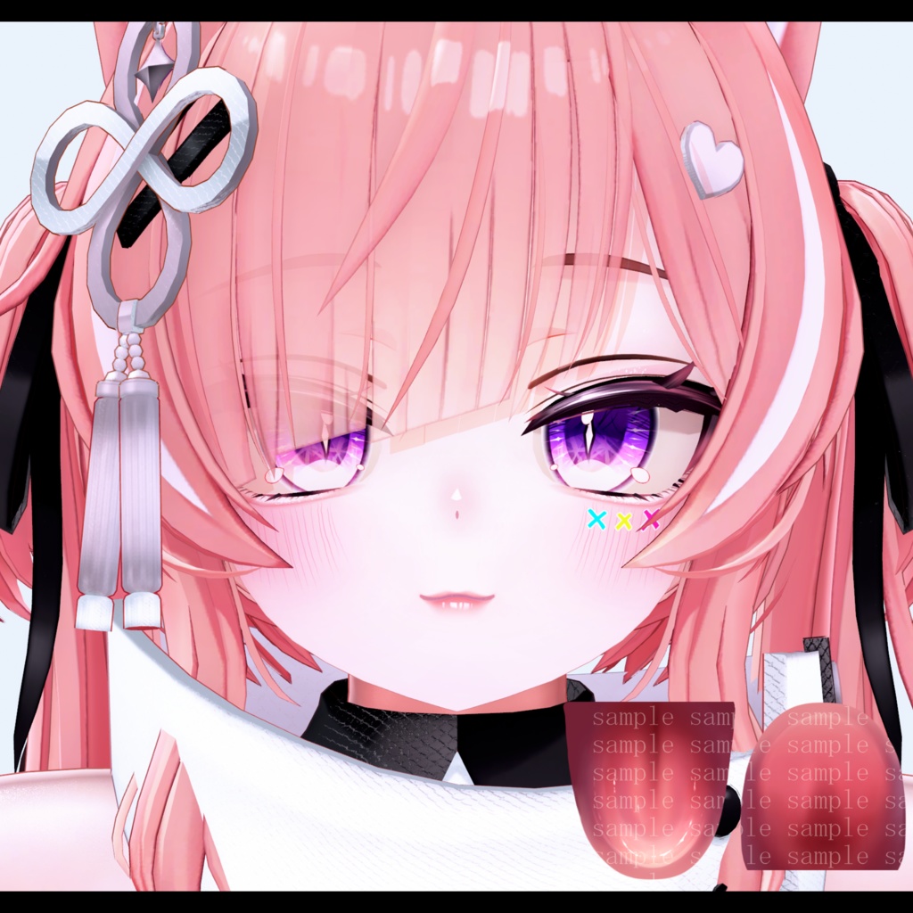 ⛓️GUILTYメイク⛓️Face Blendshape・Eye texture・Makeup等の豪華7点セット!~ギルティメイク~これ一つで誰でも罪な女になれる!イチゴちゃん用