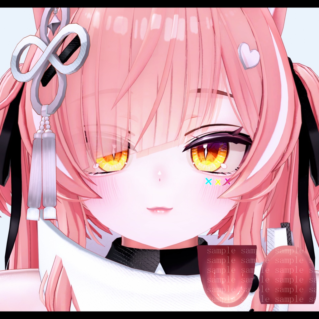 ⛓️GUILTYメイク⛓️Face Blendshape・Eye texture・Makeup等の豪華7点セット!~ギルティメイク~これ一つで誰でも罪な女になれる!イチゴちゃん用