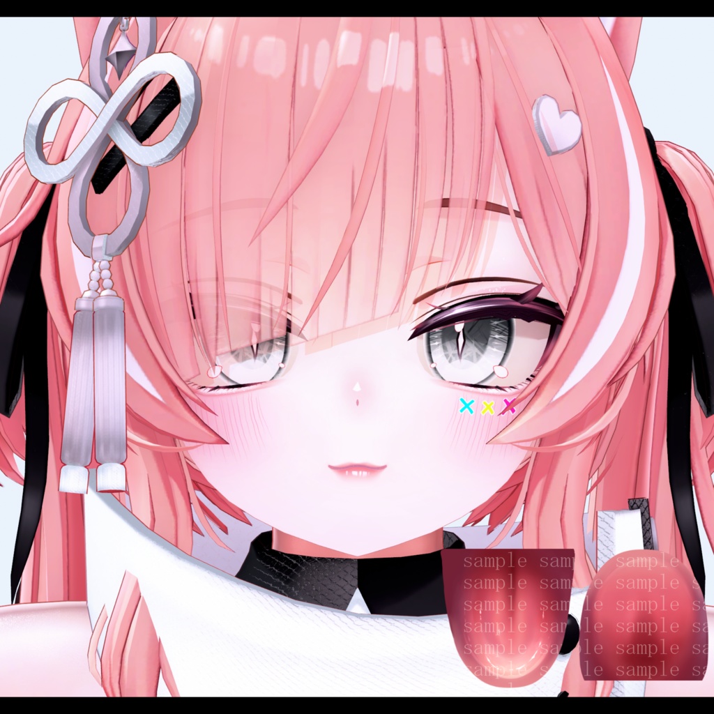 ⛓️GUILTYメイク⛓️Face Blendshape・Eye texture・Makeup等の豪華7点セット!~ギルティメイク~これ一つで誰でも罪な女になれる!イチゴちゃん用