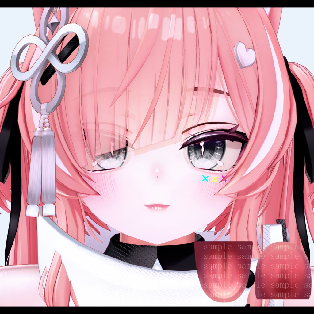 ⛓️GUILTYメイク⛓️Face Blendshape・Eye texture・Makeup等の豪華7点セット!~ギルティメイク~これ一つで誰でも罪な女になれる!イチゴちゃん用