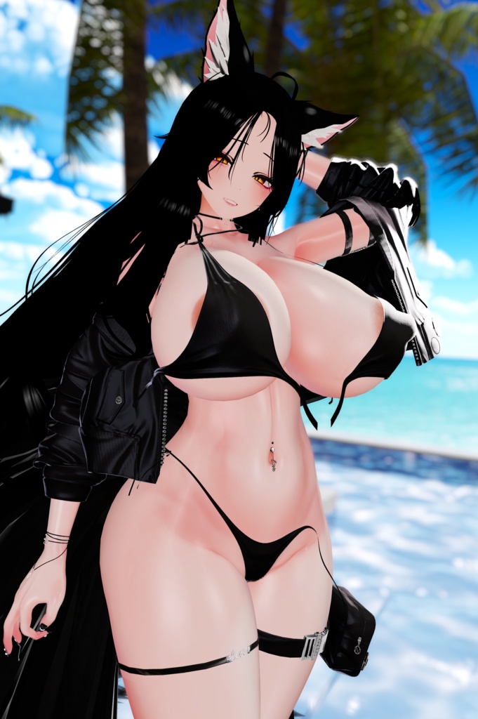 ⛓️GUILTYメイク⛓️Face Blendshape・Eye texture・Makeup等の豪華6点セット!~ギルティメイク~これ一つで誰でも罪な女になれる!マヌカ用