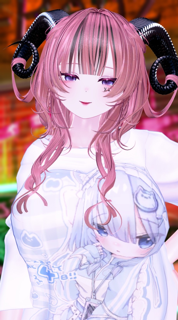 ⛓️GUILTYメイク⛓️Face Blendshape・Eye texture・Makeup等の豪華7点セット!~ギルティメイク~ぷまちゃん用