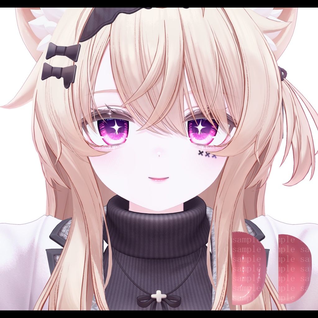 ⛓️GUILTYメイク⛓️Face Blendshape・Eye texture・Makeup等の豪華7点セット!~ギルティメイク~これ一つで誰でも罪な女になれる!エク用