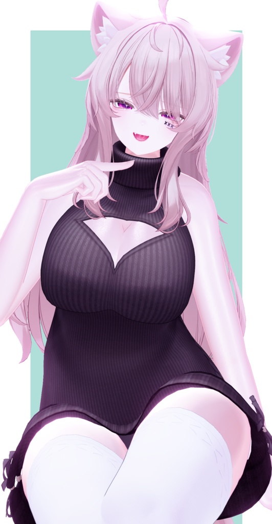 ⛓️GUILTYメイク⛓️Face Blendshape・Eye texture・Makeup等の豪華7点セット!~ギルティメイク~これ一つで誰でも罪な女になれる!エク用