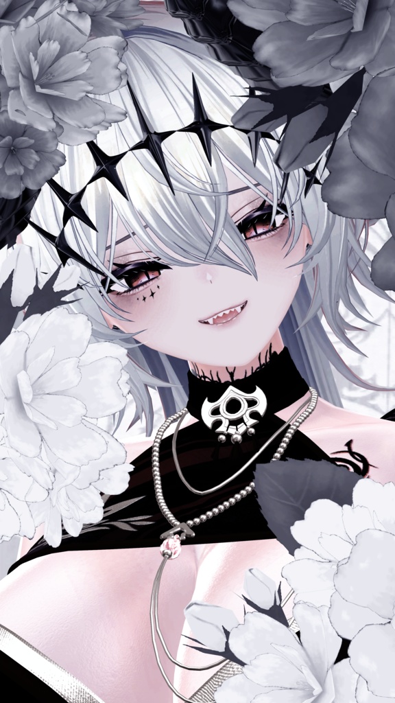 ⛓️Desireメイク⛓️Face Blendshape・Eye texture・Makeup等の豪華8点セット!~ディザイアメイク~ミルティナ用