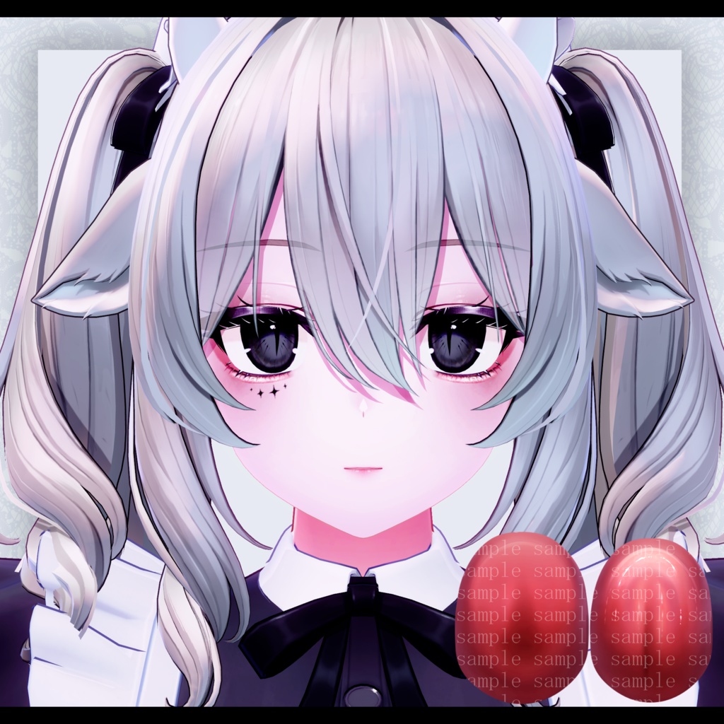 ⛓️Desireメイク⛓️Face Blendshape・Eye texture・Makeup等の豪華8点セット!~ディザイアメイク~ミルティナ用