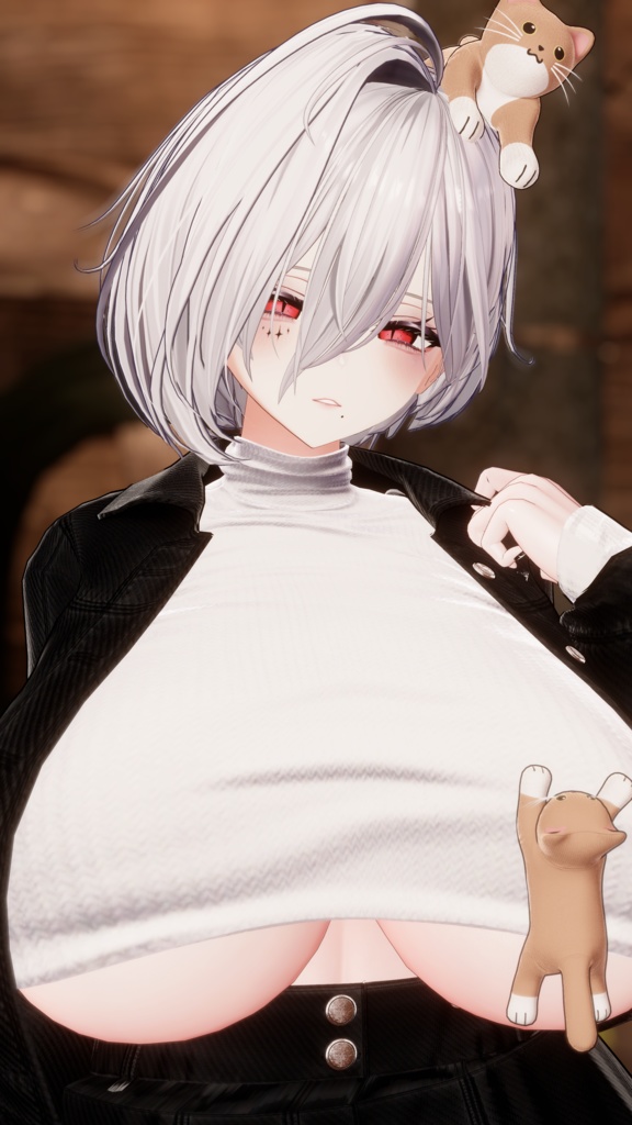 ⛓️Desireメイク⛓️Face Blendshape・Eye texture・Makeup等の豪華8点セット!~ディザイアメイク~ミルティナ用