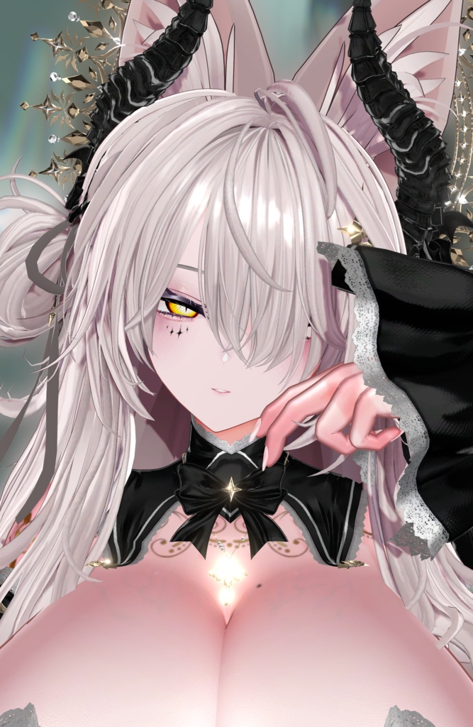 ⛓️Desireメイク⛓️Face Blendshape・Eye texture・Makeup等の豪華8点セット!~ディザイアメイク~ミルティナ用