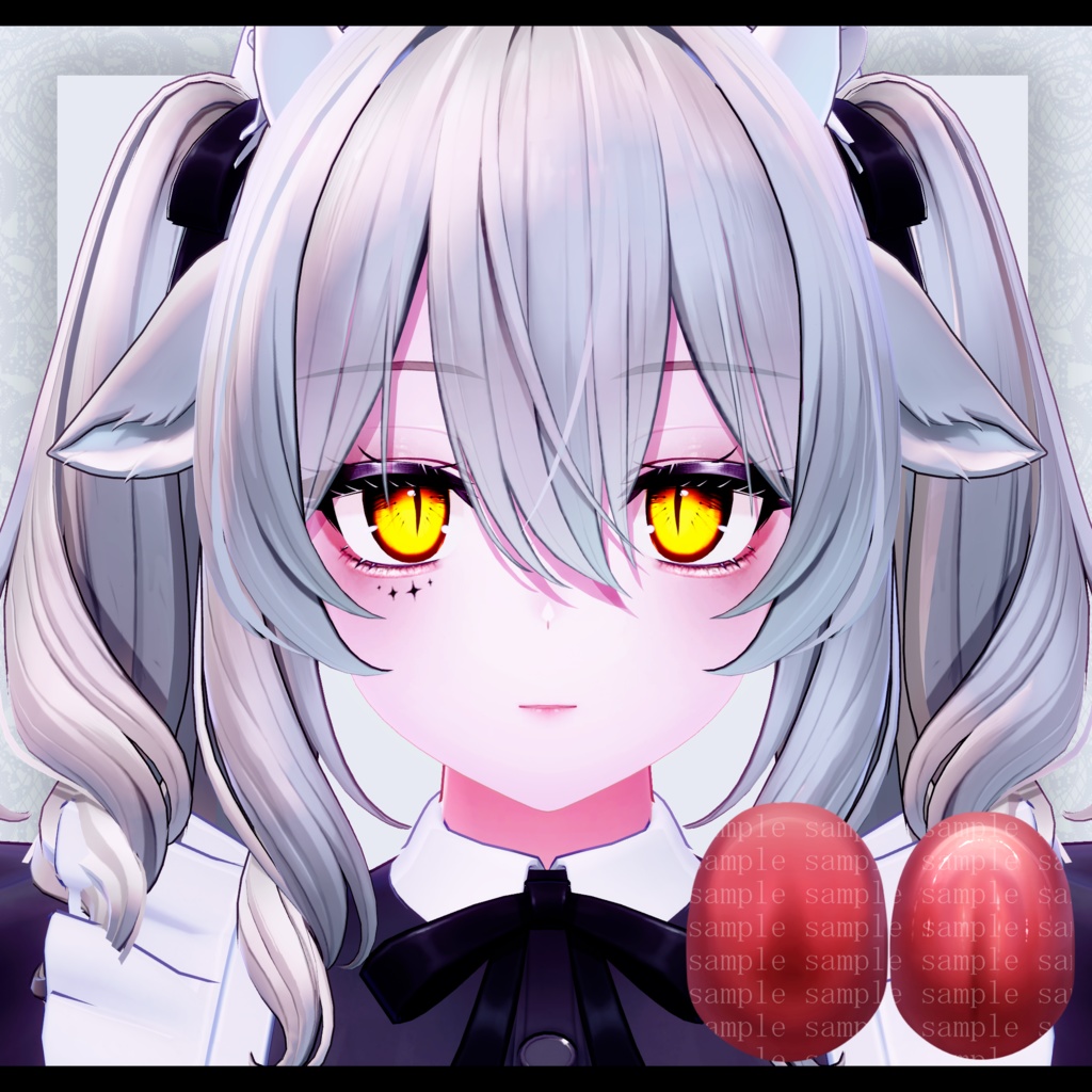 ⛓️Desireメイク⛓️Face Blendshape・Eye texture・Makeup等の豪華8点セット!~ディザイアメイク~ミルティナ用