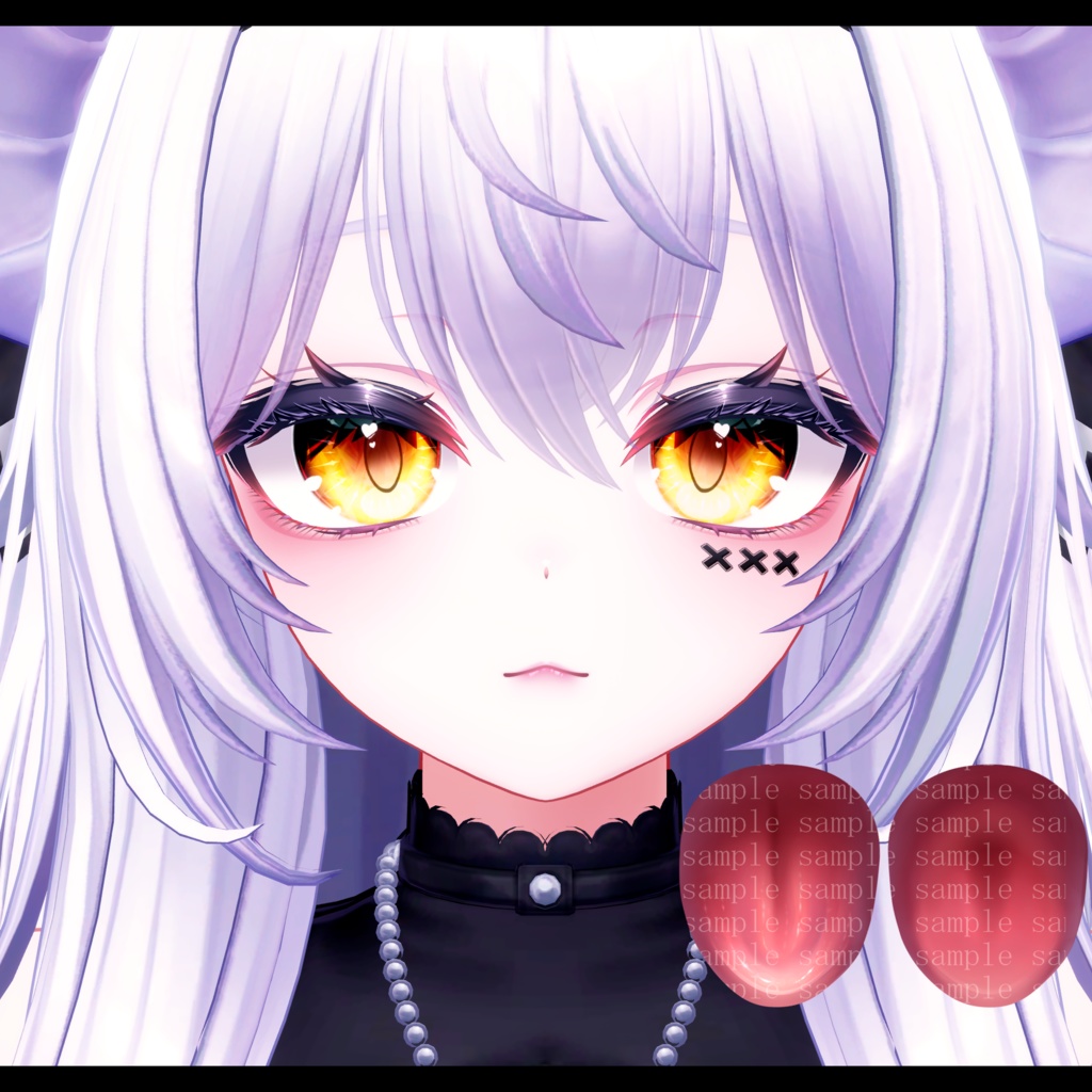 ⛓️GUILTYメイク⛓️Face Blendshape・Eye texture・Makeup等の豪華8点セット!~ギルティメイク~これ一つで誰でも罪な女になれる!愛莉用