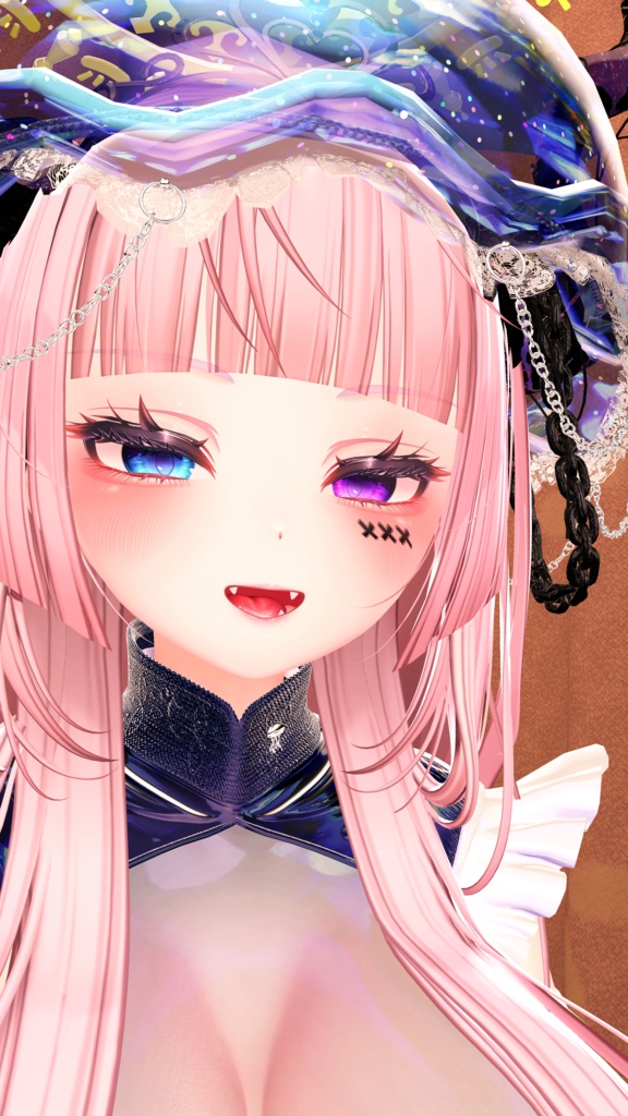 ⛓️GUILTYメイク⛓️Face Blendshape・Eye texture・Makeup等の豪華8点セット!~ギルティメイク~これ一つで誰でも罪な女になれる!愛莉用