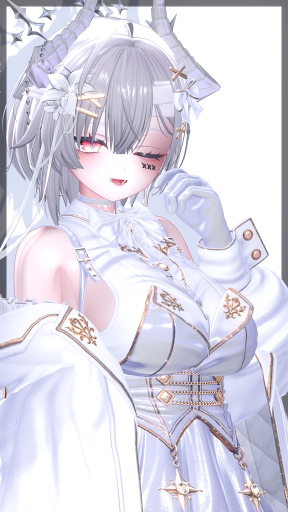 ⛓️GUILTYメイク⛓️Face Blendshape・Eye texture・Makeup等の豪華8点セット!~ギルティメイク~これ一つで誰でも罪な女になれる!愛莉用