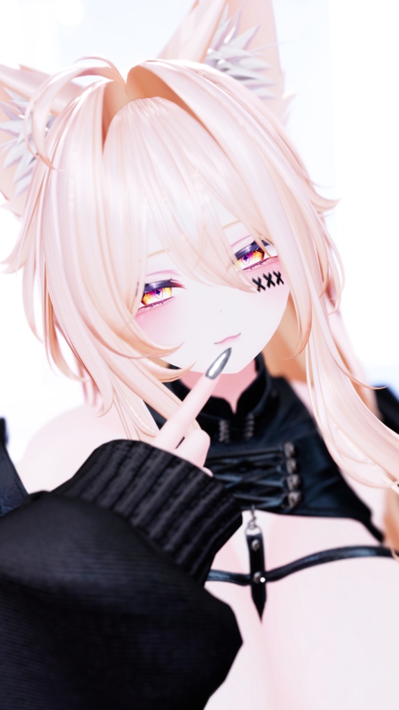 ⛓️GUILTYメイク⛓️Face Blendshape・Eye texture・Makeup等の豪華8点セット!~ギルティメイク~これ一つで誰でも罪な女になれる!愛莉用