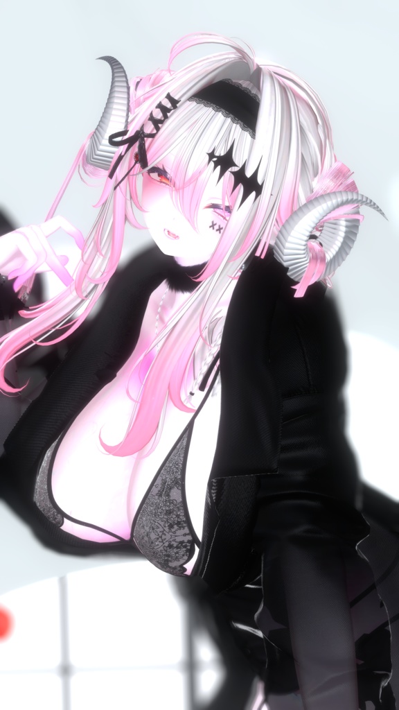 ⛓️GUILTYメイク⛓️Face Blendshape・Eye texture・Makeup等の豪華8点セット!~ギルティメイク~これ一つで誰でも罪な女になれる!愛莉用