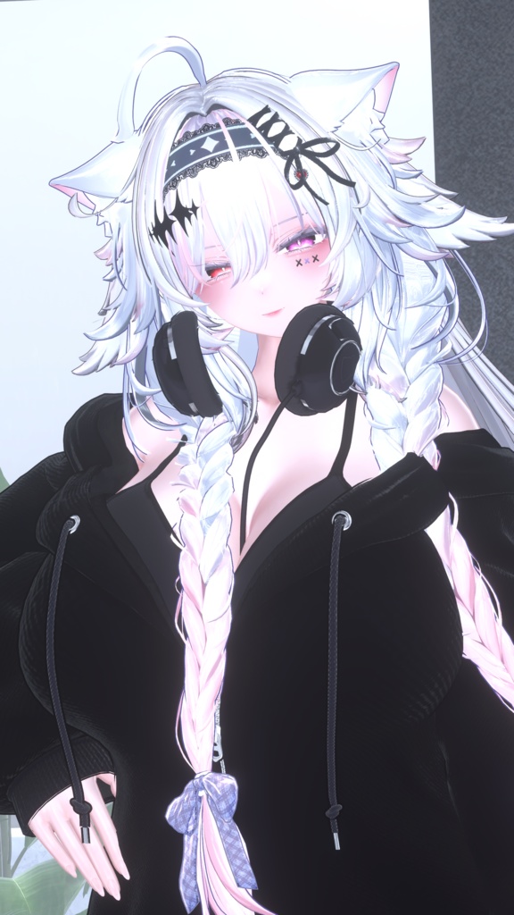 ⛓️GUILTYメイク⛓️Face Blendshape・Eye texture・Makeup等の豪華7点セット!~ギルティメイク~クマリ用