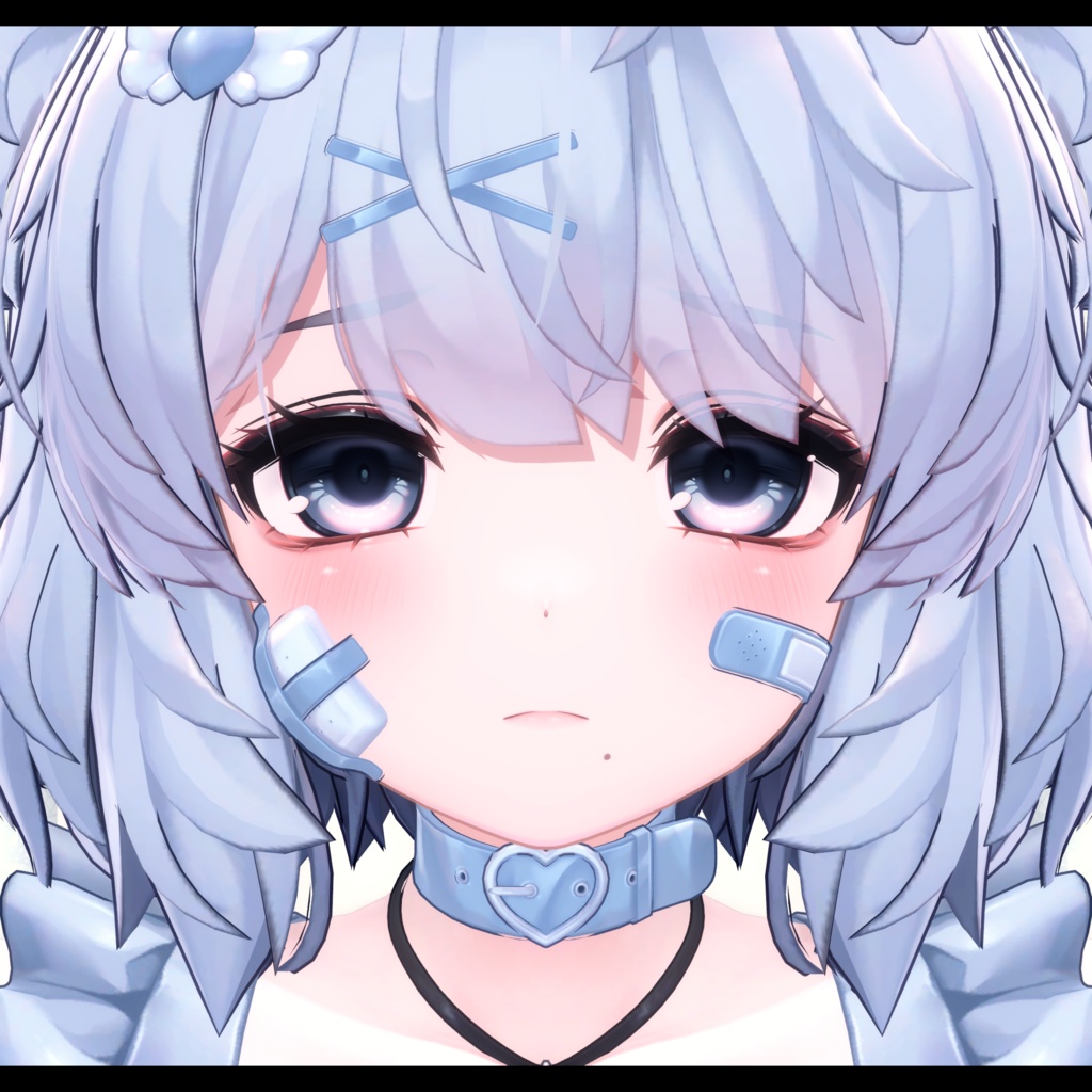 ⛓️GUILTYメイク⛓️Face Blendshape・Eye texture・Makeup等の豪華7点セット!~ギルティメイク~クマリ用