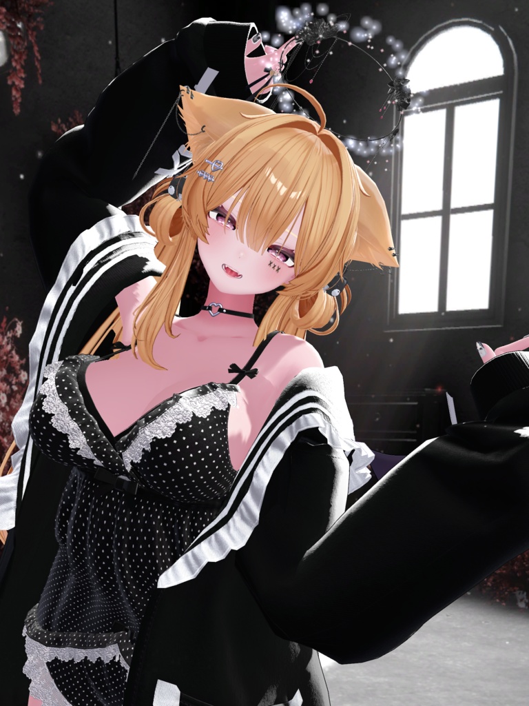 ⛓️GUILTYメイク⛓️Face Blendshape・Eye texture・Makeup等の豪華7点セット!~ギルティメイク~これ一つで誰でも罪な女になれる!ショコラ用