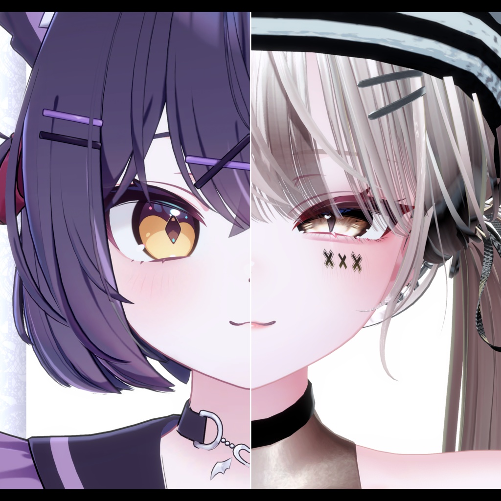 ⛓️GUILTYメイク⛓️Face Blendshape・Eye texture・Makeup等の豪華7点セット!~ギルティメイク~これ一つで誰でも罪な女になれる!ショコラ用