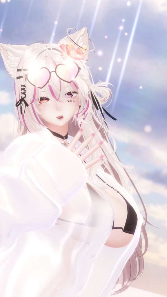 ⛓️GUILTYメイク⛓️Face Blendshape・Eye texture・Makeup等の豪華7点セット!~ギルティメイク~これ一つで誰でも罪な女になれる!海咲-Misaki-用