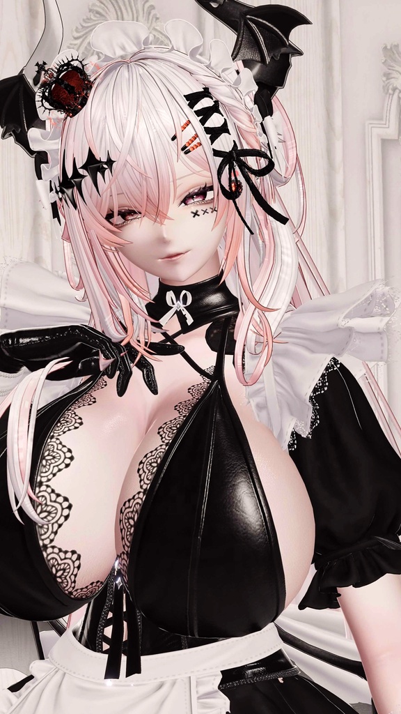⛓️GUILTYメイク⛓️Face Blendshape・Eye texture・Makeup等の豪華7点セット!~ギルティメイク~ルミナちゃん用