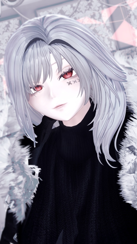 ⛓️GUILTYメイク⛓️Face Blendshape・Eye texture・Makeup等の豪華7点セット!~ギルティメイク~ルミナちゃん用
