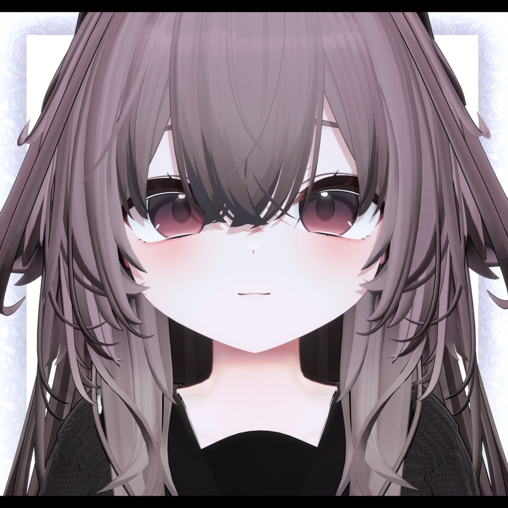 ⛓️GUILTYメイク⛓️Face Blendshape・Eye texture・Makeup等の豪華7点セット!~ギルティメイク~輝夜ちゃん用