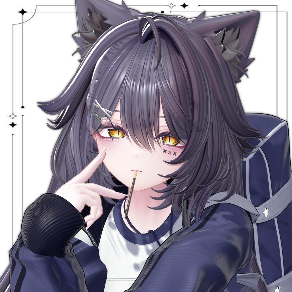 ⛓️GUILTYメイク⛓️Face Blendshape・Eye texture・Makeup等の豪華7点セット!~ギルティメイク~まよ/Mayoちゃん用