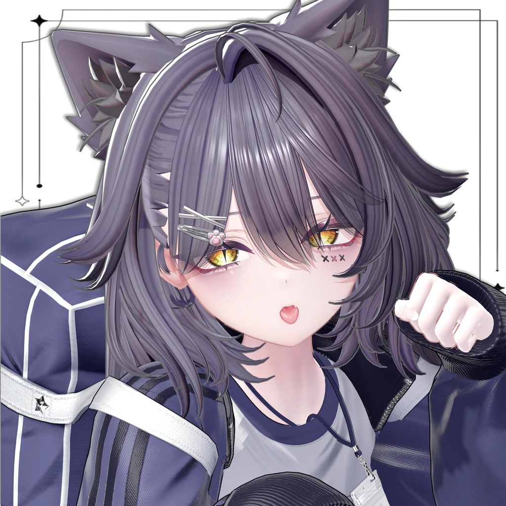 ⛓️GUILTYメイク⛓️Face Blendshape・Eye texture・Makeup等の豪華7点セット!~ギルティメイク~まよ/Mayoちゃん用