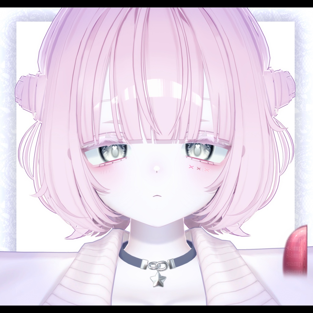 ⛓️GUILTYメイク⛓️Face Blendshape・Eye texture・Makeup等の豪華7点セット!~ギルティメイク~うらら -Urara- 用