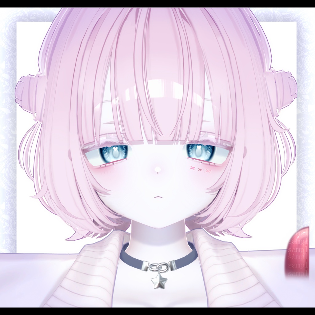 ⛓️GUILTYメイク⛓️Face Blendshape・Eye texture・Makeup等の豪華7点セット!~ギルティメイク~うらら -Urara- 用