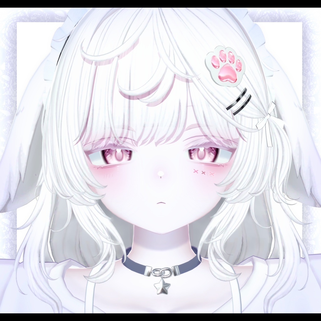 ⛓️GUILTYメイク⛓️Face Blendshape・Eye texture・Makeup等の豪華7点セット!~ギルティメイク~うらら -Urara- 用
