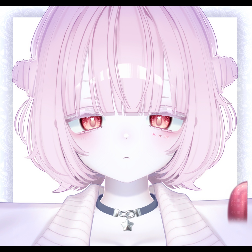 ⛓️GUILTYメイク⛓️Face Blendshape・Eye texture・Makeup等の豪華7点セット!~ギルティメイク~うらら -Urara- 用