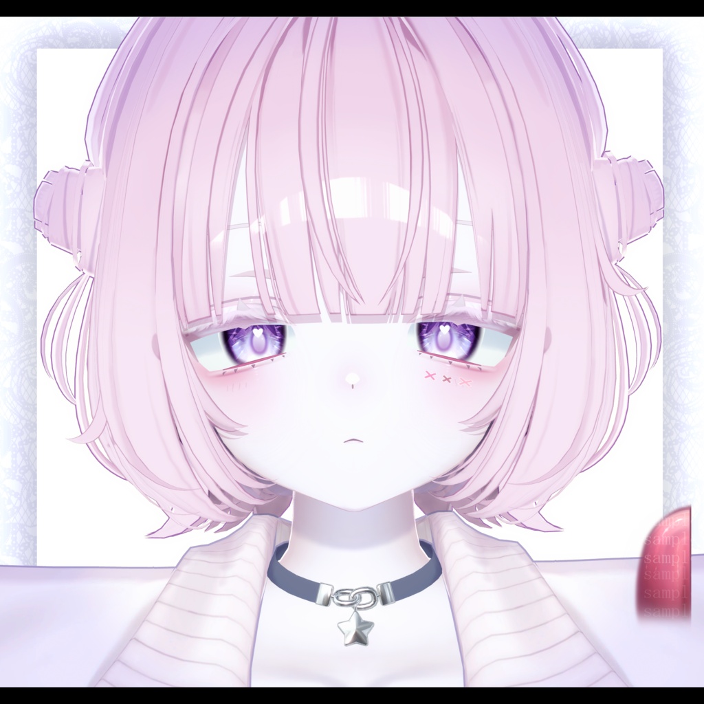 ⛓️GUILTYメイク⛓️Face Blendshape・Eye texture・Makeup等の豪華7点セット!~ギルティメイク~うらら -Urara- 用