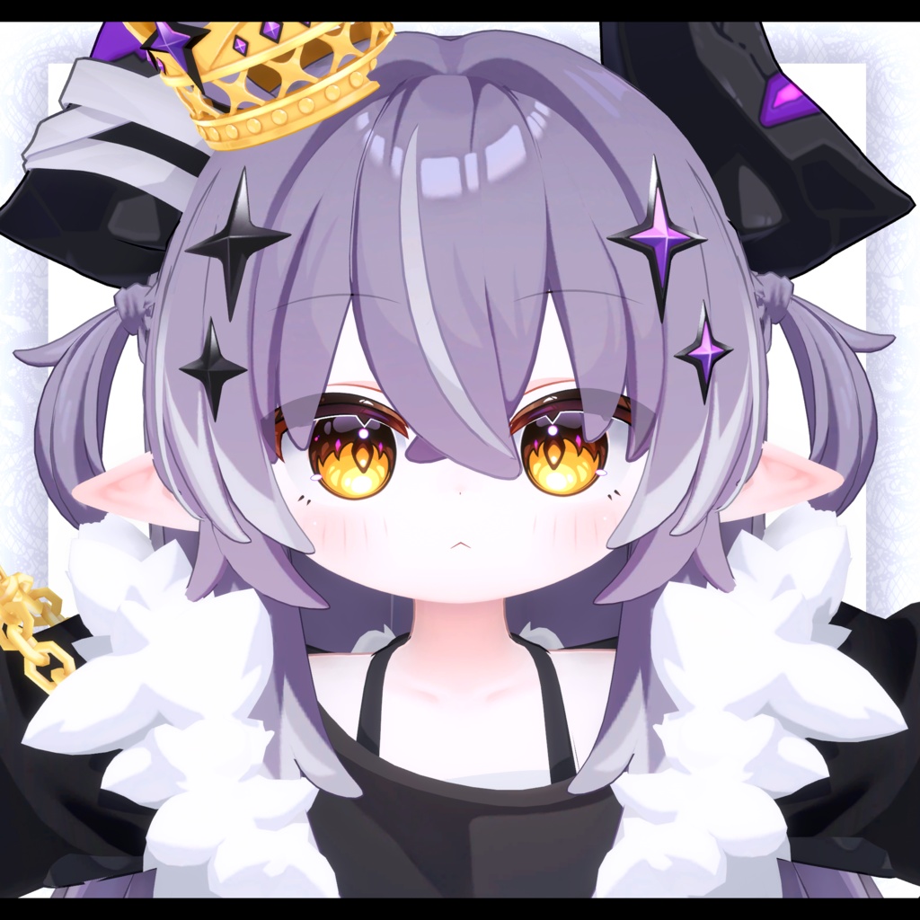⛓️GUILTYメイク⛓️Face Blendshape・Eye texture・Makeup等の豪華7点セット!~ギルティメイク~『邪竜メルヴィ』 用