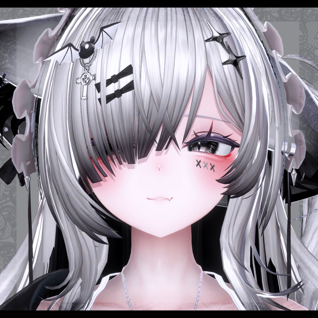 ⛓️GUILTYメイク⛓️Face Blendshape・Eye texture・Makeup等の豪華7点セット!~ギルティメイク~Sio / しお